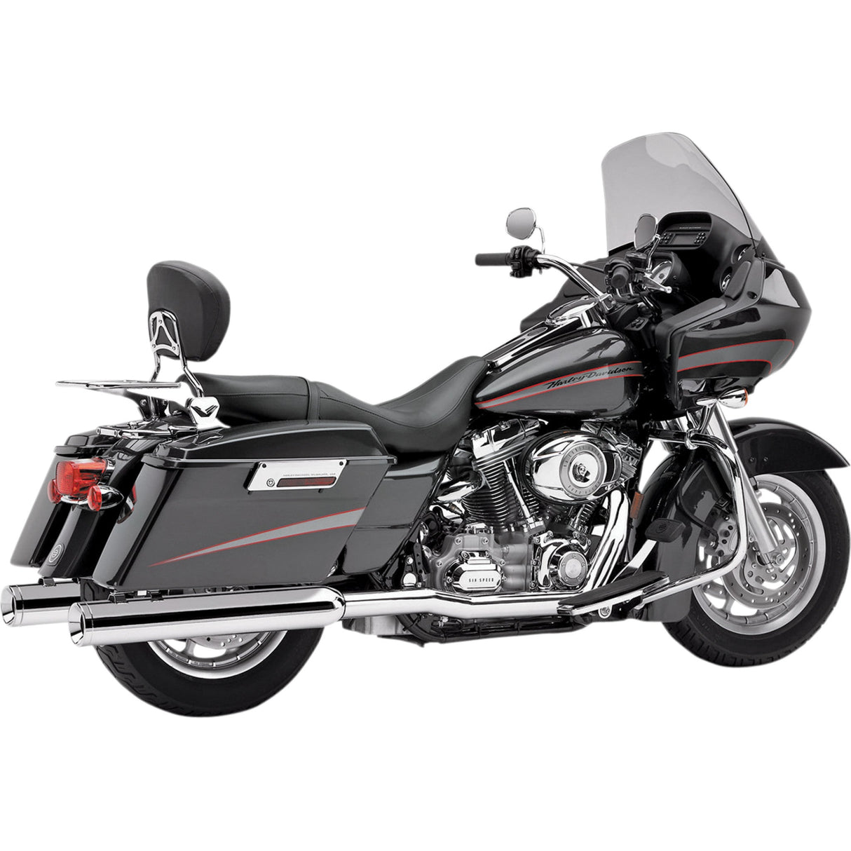 COBRA 1800-0634 6250 True Dual Headpipes - Chrome - '95-'06 FL