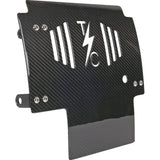 THRASHIN SUPPLY CO. 0506-2529 TSC-3034-1 Carbon Fiber Skid Plate Skid Plate - Carbon Fiber/Gloss - With Black Brackets - FLHX/FLTRX