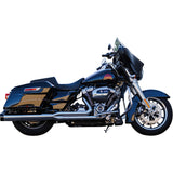 S&S Cycle 2-Into-1 Sidewinder Exhaust System 50-State Chrome M8 Touring - 550-0758 For Harley Touring 2017-2026