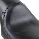 LePera Silhouette Full-Length Seat Smooth Black - L-867 For Harley Touring 1991-1996