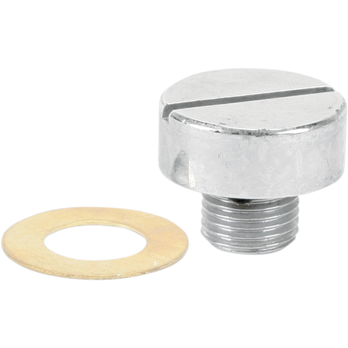 Colony OEM-Style Oil Pump Plug Chrome Big Twin - 9607-2 For Harley Motorcycles 1968-1984