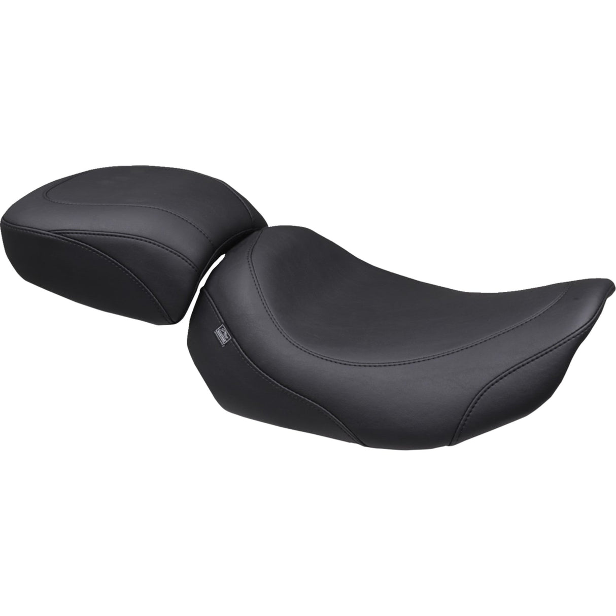 Mustang Wide Tripper™ Passenger Seats Black Stitch - 88411 For Harley Touring 2023-2026