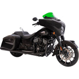 Klock Werks Kolor Flare® Windshield 10" Green - KWW-04-0639 For Indian 2014-2026