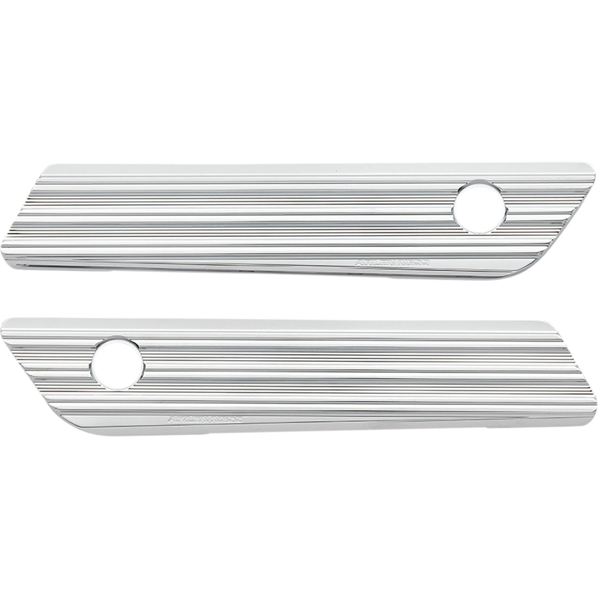 Arlen Ness Ness-Tech® Saddlebag 10-Gauge Hinge Covers Chrome - 03-609 For Harley Touring 2014-2026