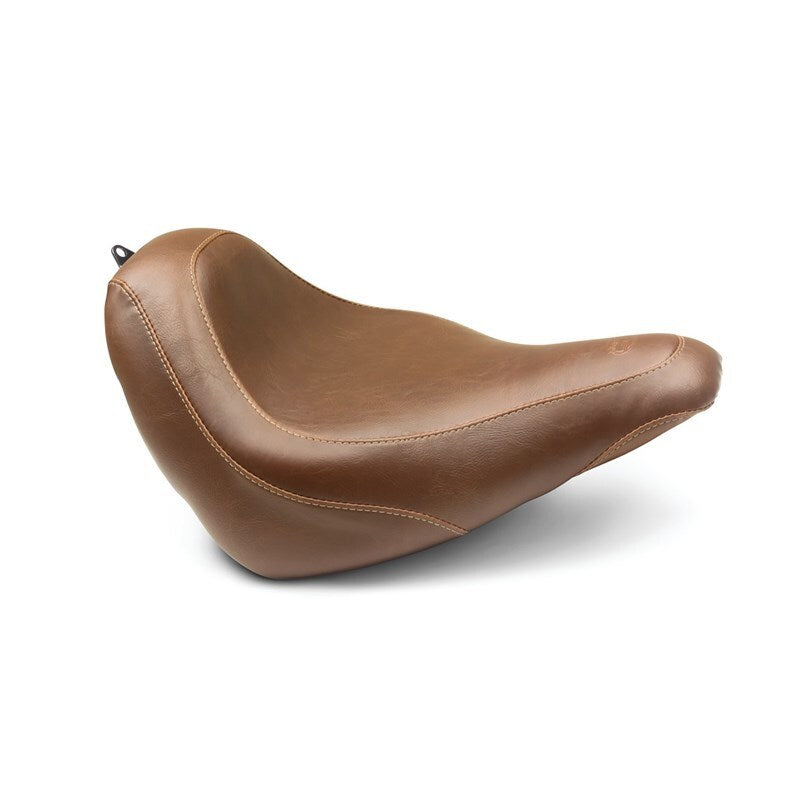 Mustang Motorcycle Street Bob Wide Tripper Solo Seat Brown - 83029 For Harley Softail Street Bob 2018-2020