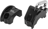 Kens Factory NL Lock & Perch Black BT ` - KFL-10 For Harley Motorcycles 1984-2021