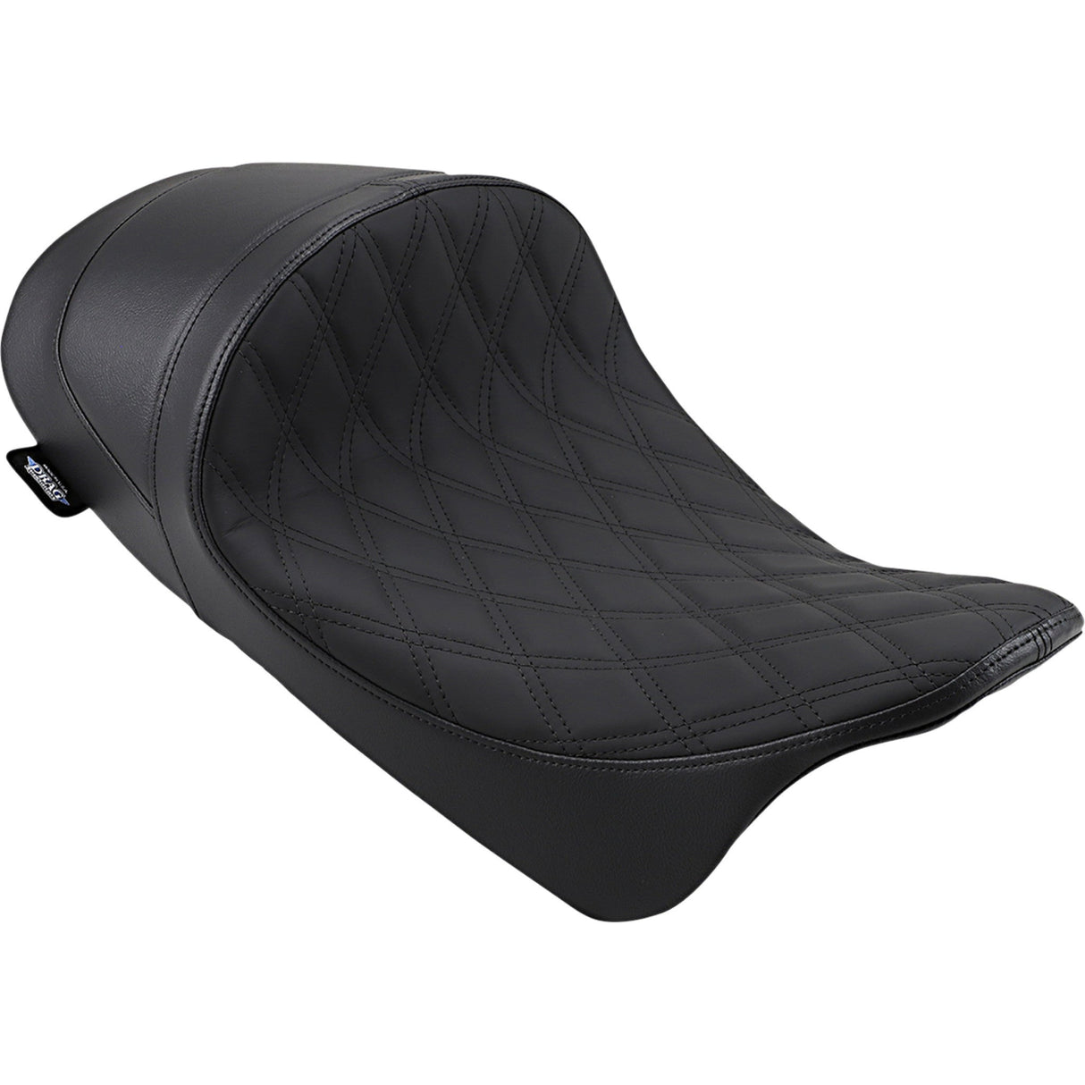 DRAG SPECIALTIES SEATS 0801-1252 EZ-ON Mount Forward Low Solo Seat Forward Low Solo Seat - Diamond - Black Stitching - FL '08-'23