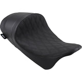 DRAG SPECIALTIES SEATS 0801-1252 EZ-ON Mount Forward Low Solo Seat Forward Low Solo Seat - Diamond - Black Stitching - FL '08-'23