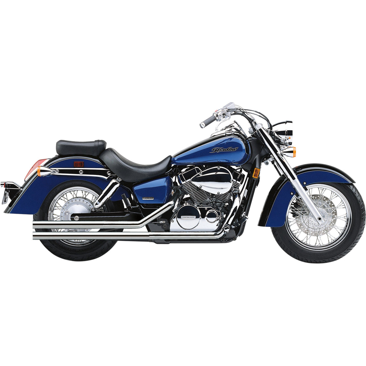 Cobra Lo-Boy 2-Into-2 Exhaust System - 1963 Honda VT750C Shadow Aero 2004-2007