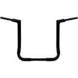 FAT Baggers INC. 1-1/2" EZ Install Flat Top Handlebar 16" Black - 605016-B For Harley Touring 2006-2020