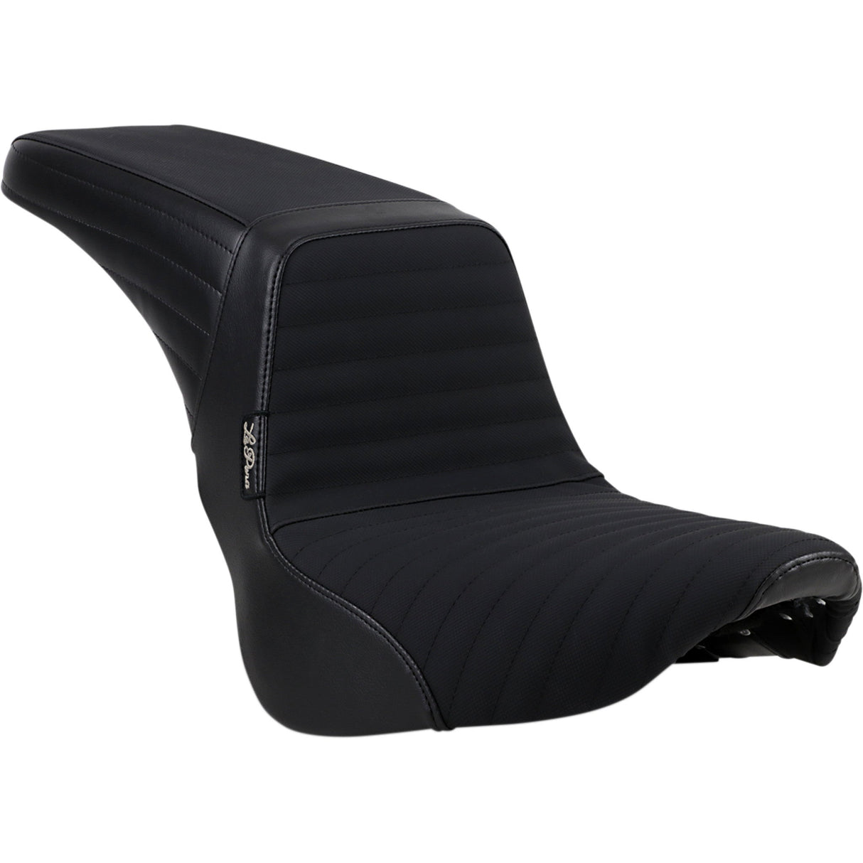 LePera Kickflip Seat — Pleated With Gripp Tape Black - LYR-590PTGP For Harley Softail 2018-2023