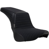 LePera Kickflip Seat — Pleated With Gripp Tape Black - LY-590PTGP For Harley Softail 2018-2021