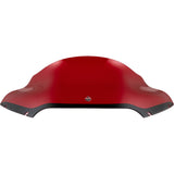 Klock Werks Kolor Flare® Windshield 9" Red - KWW-01-0670 For Harley Road Glide 2015-2025