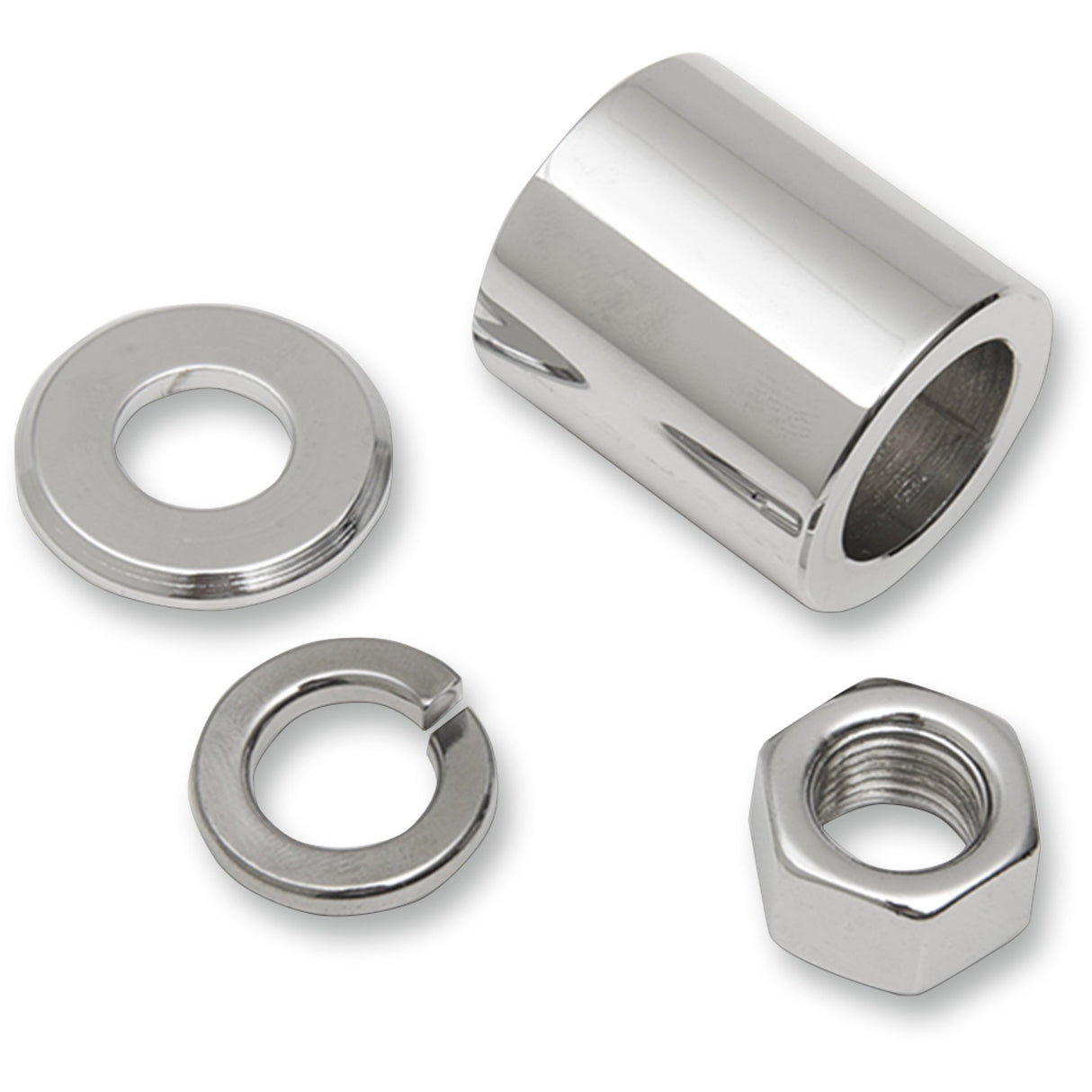Colony Axle Spacer Nut Kit Front - 9826-4 For Harley Motorcycles 1984-1999