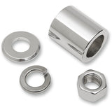 Colony Axle Spacer Nut Kit Front - 9826-4 For Harley Motorcycles 1984-1999