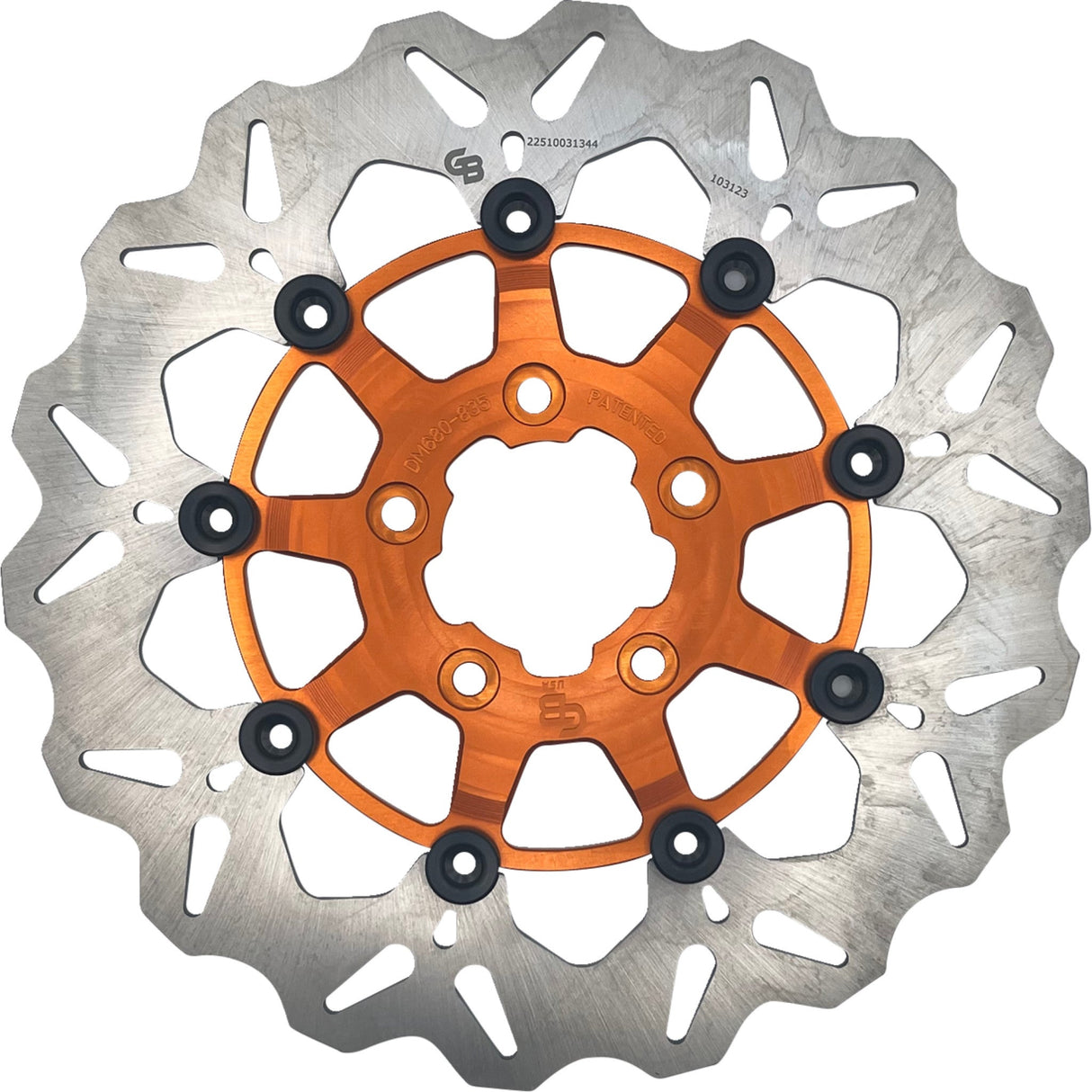 GALFER 1710-4560 DF680CW-O Wave® Brake Rotors - Front - Orange