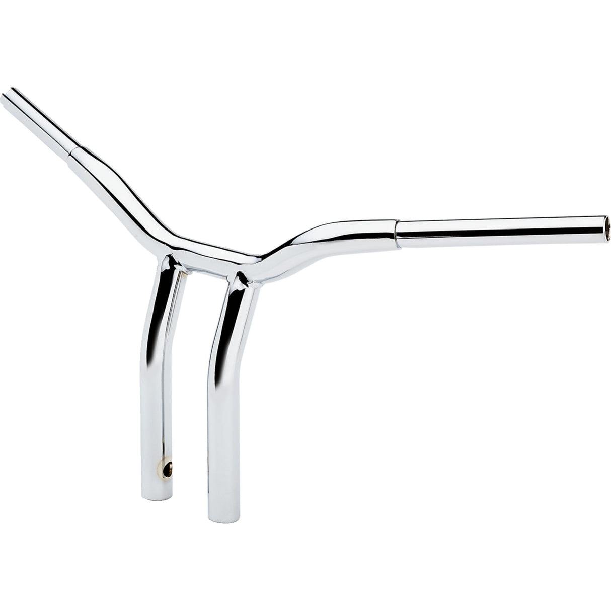 LA CHOPPERS 0601-4940 LA-7338-12 Kage Fighter Welded Bent-Riser Handlebar - One Piece - Bent - 12" - Chrome