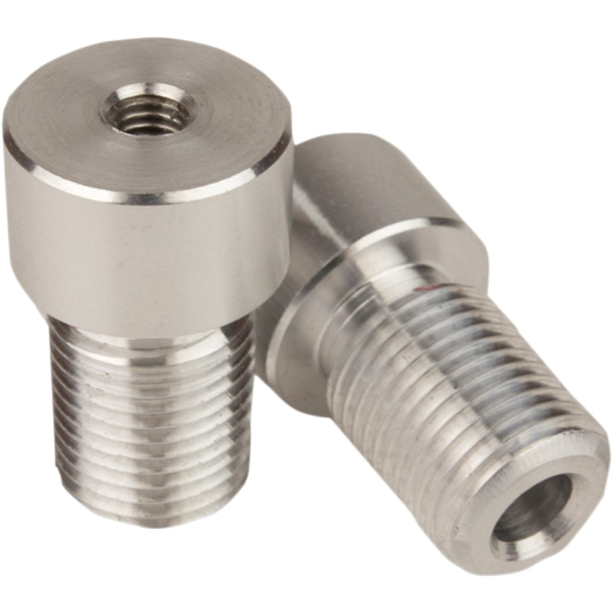 DRIVEN RACING 0641-0197 DBEW-ADP-FZ Halo Bar End Mirror Adapters Adapter - Mirror - Handlebar End - Silver - Halo