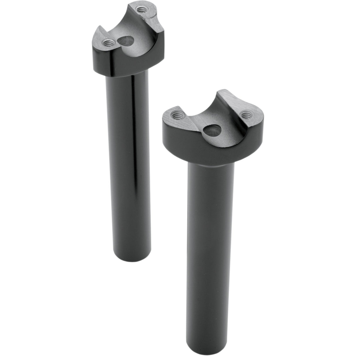 DRAG SPECIALTIES 0602-0407 Forged Aluminum Handlebar Risers straight - 8" - black