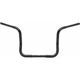 FAT Baggers INC. 1-1/4" EZ Install Round Top Handlebar 12" Black - 943012-B For Harley Street Glide 2023-2026