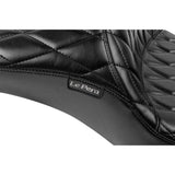 LePera Maverick Daddy Long Legs Seat Without Backrest Diamond Stitched - LV-957DLDM For Harley Touring 2023-2026