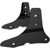 Khrome Werks Side Plates Black - 263855 For Harley Touring 2014