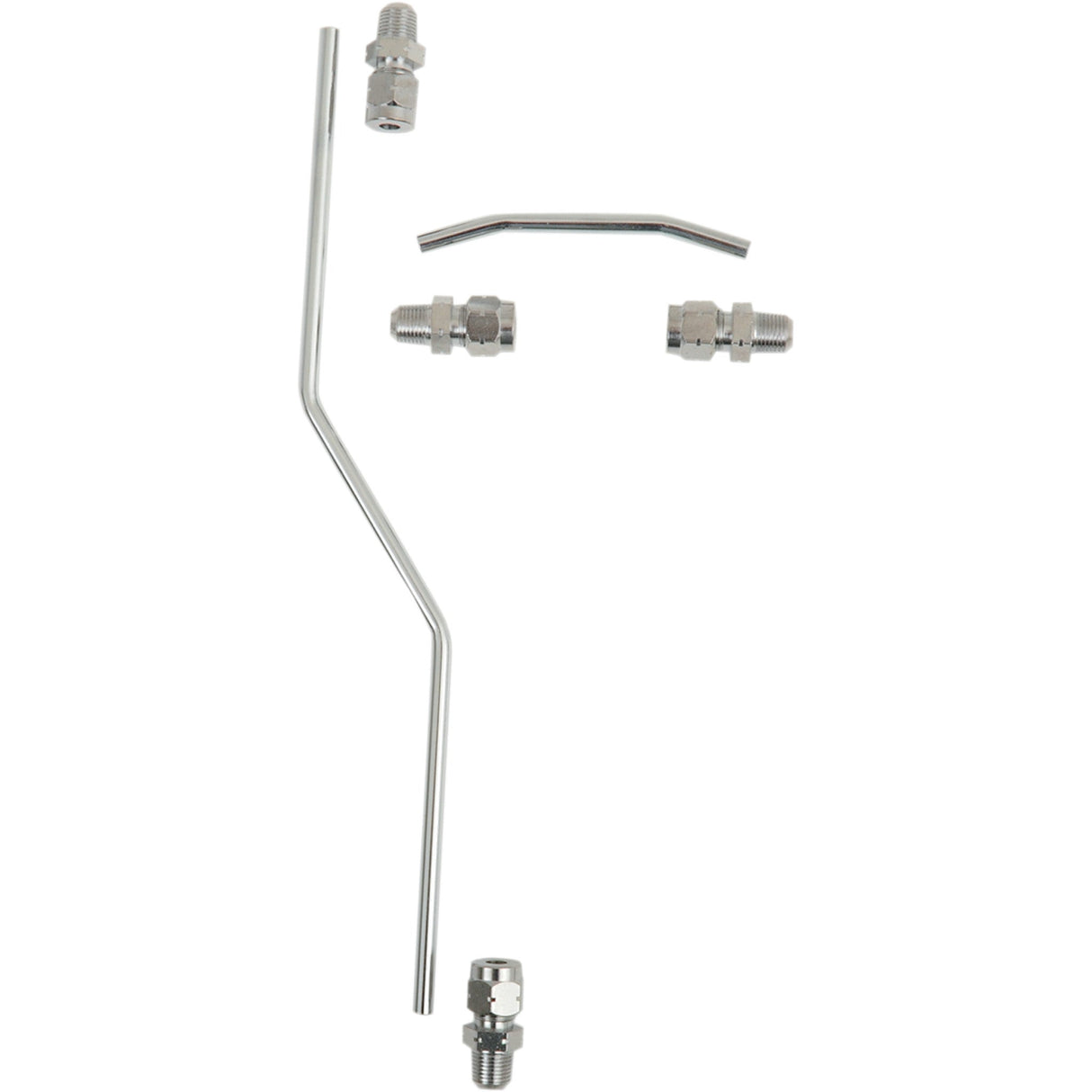 Drag Specialties Chrome Rocker Oil Lines Chrome Shovelhead For Harley Motorcycles 1966-1984