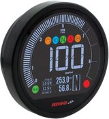 Koso North America DL-04HD Multifunction Meter ` - BA077400 For Harley Dyna 2004-2014