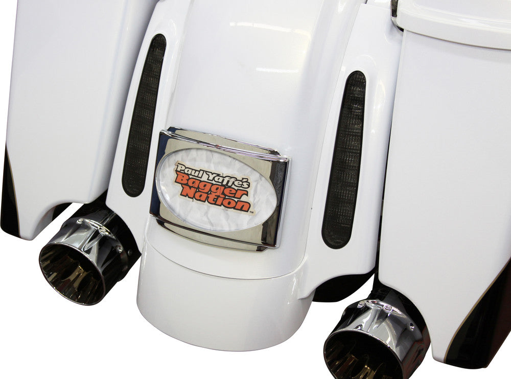Paul Yaffe Bagger Nation Stealth 3 Frame With Light Chrome ` CVO FLH T - USLP3-C For Harley Touring 1998-2019