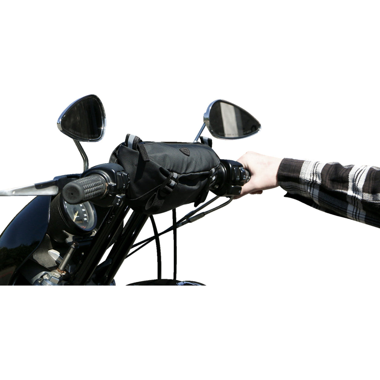 NELSON RIGG 3510-0174 GLHB-S Greg Lutzka Signature Universal Handlebar Bag Greg Lutzka Signature Handlebar Bag - Black