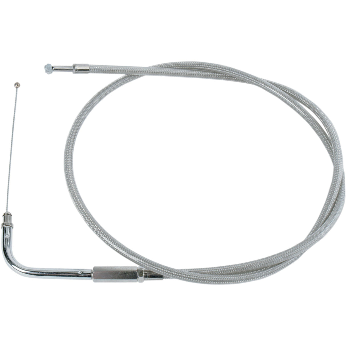 DRAG SPECIALTIES 0650-0298 Stainless Braided Throttle Cable 39-1/2"