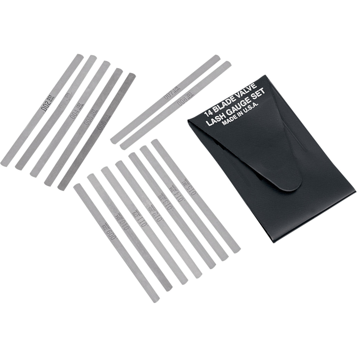 LANG TOOLS 3801-0206 1610 14-Blade Valve Lash Gauge Set 14-Blade Valve Gauge Set