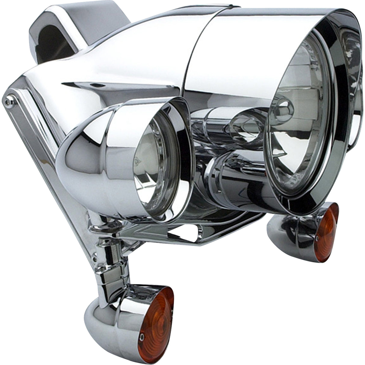 HEADWINDS 2001-3052 1-7029MCA-0 Mariah Headlight Bezel Extended Headlight Bezel - 7" - Mariah - Chrome