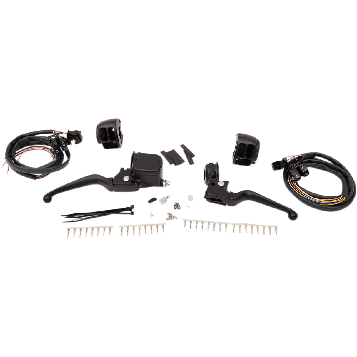 DRAG SPECIALTIES Handlebar Control Kit — Hydraulic/Mechanical Controls - Master Cylinder '96 '11 Black