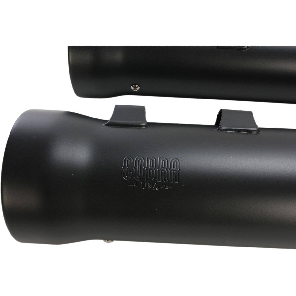Cobra Neighbor Hater Slip-On Mufflers 4-1/2" Raven Black - 6109RB For Harley Touring 2017-2026