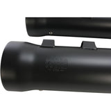 Cobra Neighbor Hater Slip-On Mufflers 4-1/2" Raven Black - 6109RB For Harley Touring 2017-2026