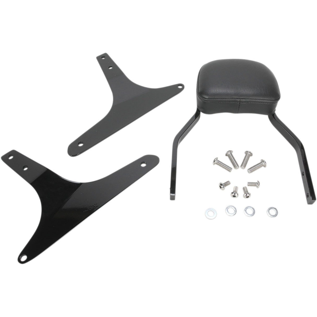 COBRA 1501-0452 602-1101B Square Sissy Bar - Mini Sissy Bar - Black - Softail