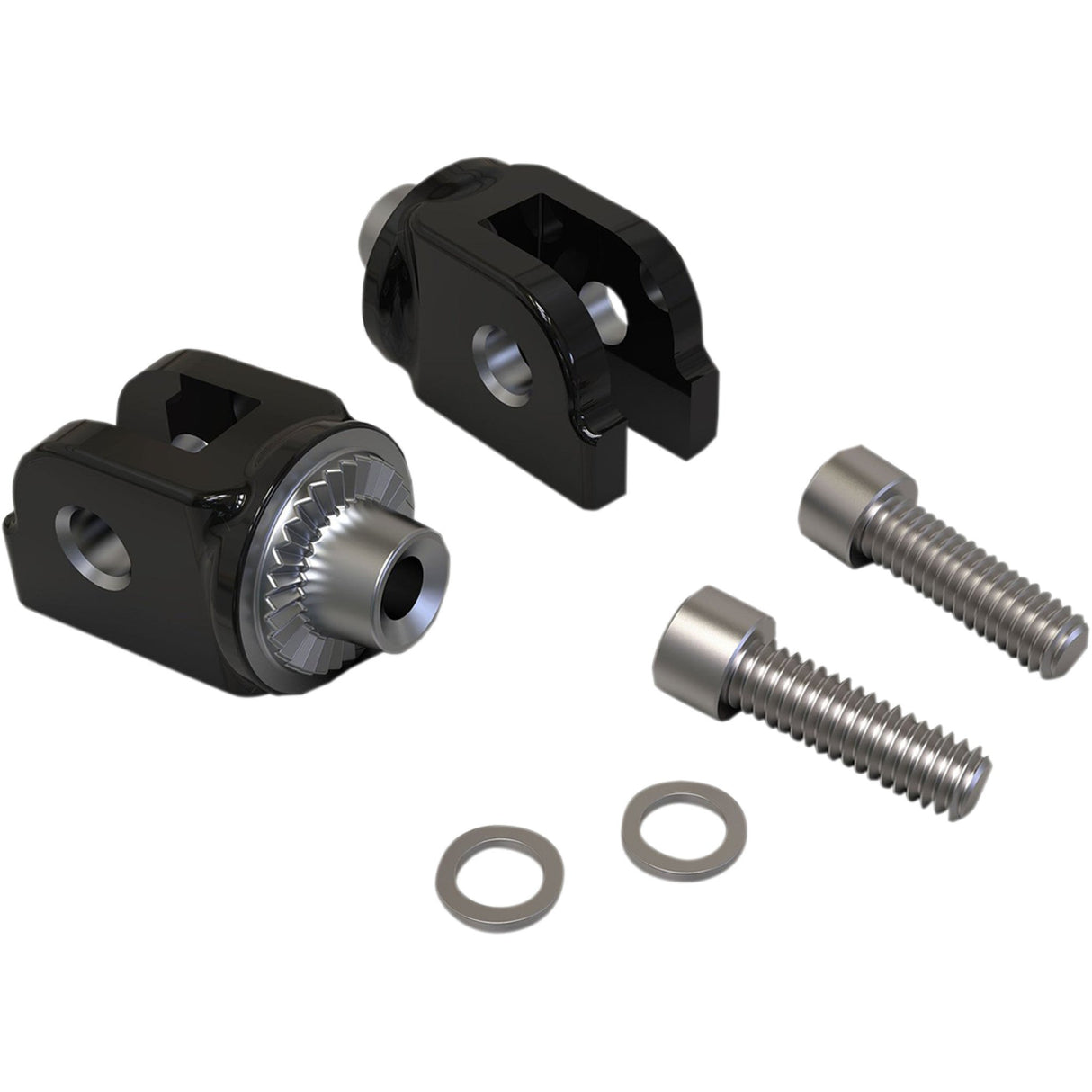 Ciro Foot Peg Mount Black Stainless Steel Softail - 60018 For Harley Motorcycles 2018-2026