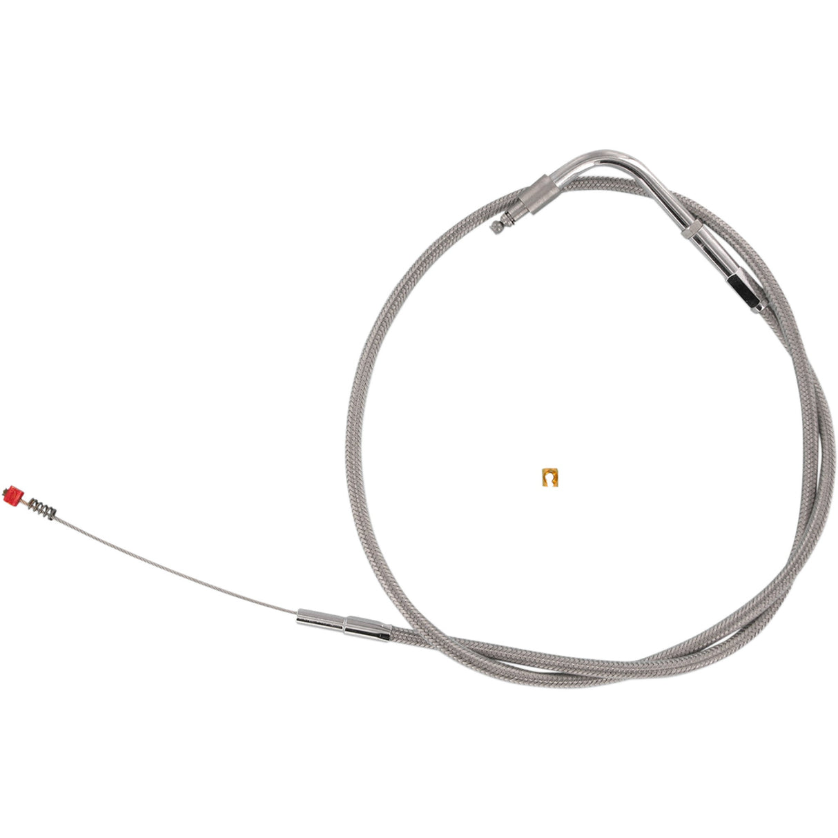 Barnett Stainless Steel Throttle Idle Cable - 102-30-40012 For Harley Softail 2001-2015