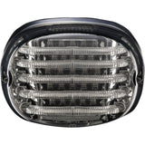 Custom Dynamics ProBEAM® Squareback LED Taillight Kit With License Plate Illumination Window Smoke - PB-TL-SBW-S For Harley Motorcycles 1988-2025