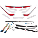 SHOW CHROME 2040-1244 52-701A LED Trunk and Saddlebag Molding Insert Kit Trunk LED Molding Inserts - '01-'10 GL1800