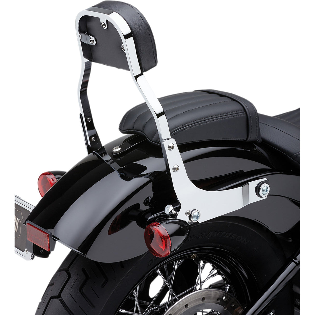 Cobra Detachable Backrest Kit 11" Chrome Flhc S - 602-2030 For Harley Softail 2018-2020