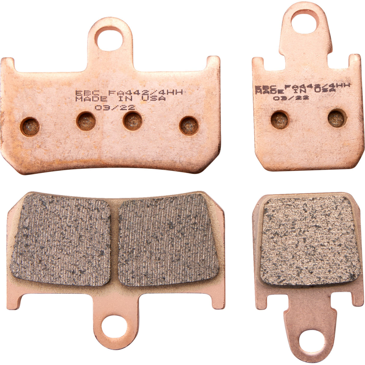 EBC 1721-0653 FA442/4HH Sintered "HH" Brake Pads HH Brake Pads