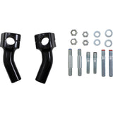BARON 0602-0565 BA-7410B Kickback Handlebar Riser Risers - Kickback - 1" - Black