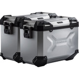SW-MOTECH 3580-0440 KFT.01.400.70101/S TRAX ADV Aluminum Case System silver - honda cb/cbr/nx 500 '13-'24