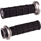 ODI Hart-Luck Signature V-Twin Lock-On™ Grips Cable Black Gunmetal - V31HCW-BH-H For Harley Motorcycles 1984-2022