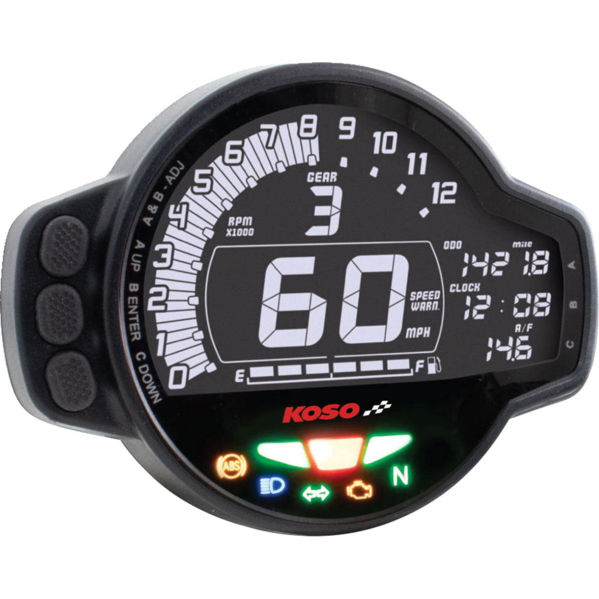 Koso North America MS-01 Meter - BA078100-GR Honda Grom / Grom 125 / MSX125SF Grom 2013-2020