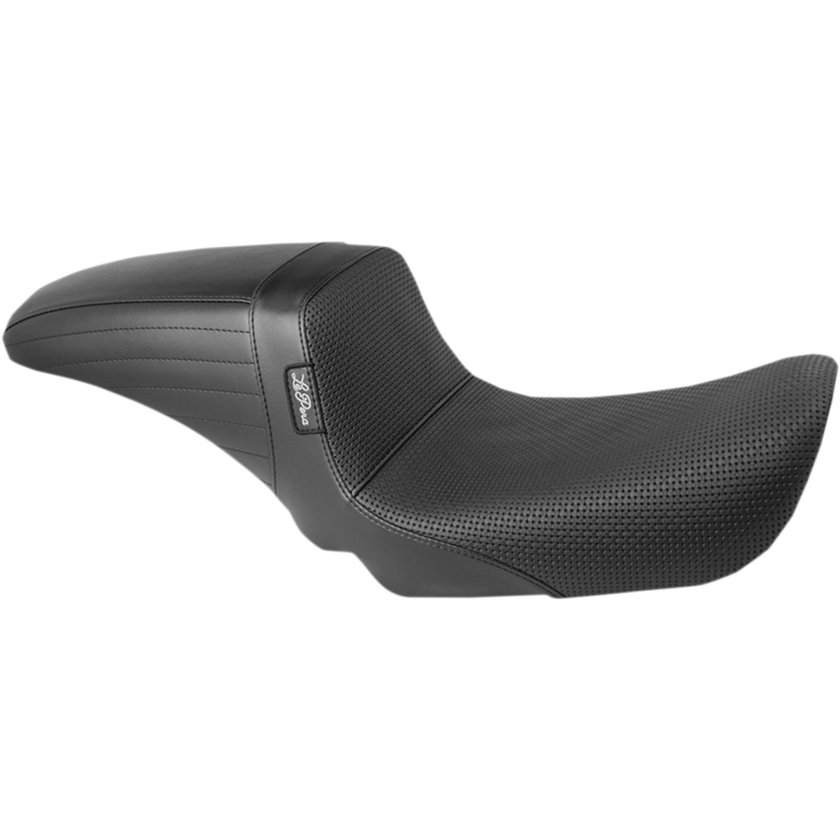 LE PERA 0803-0624 LK-591DLBW Kickflip Daddy Long Legs Seat - Basketweave - Black - FX '06-'17