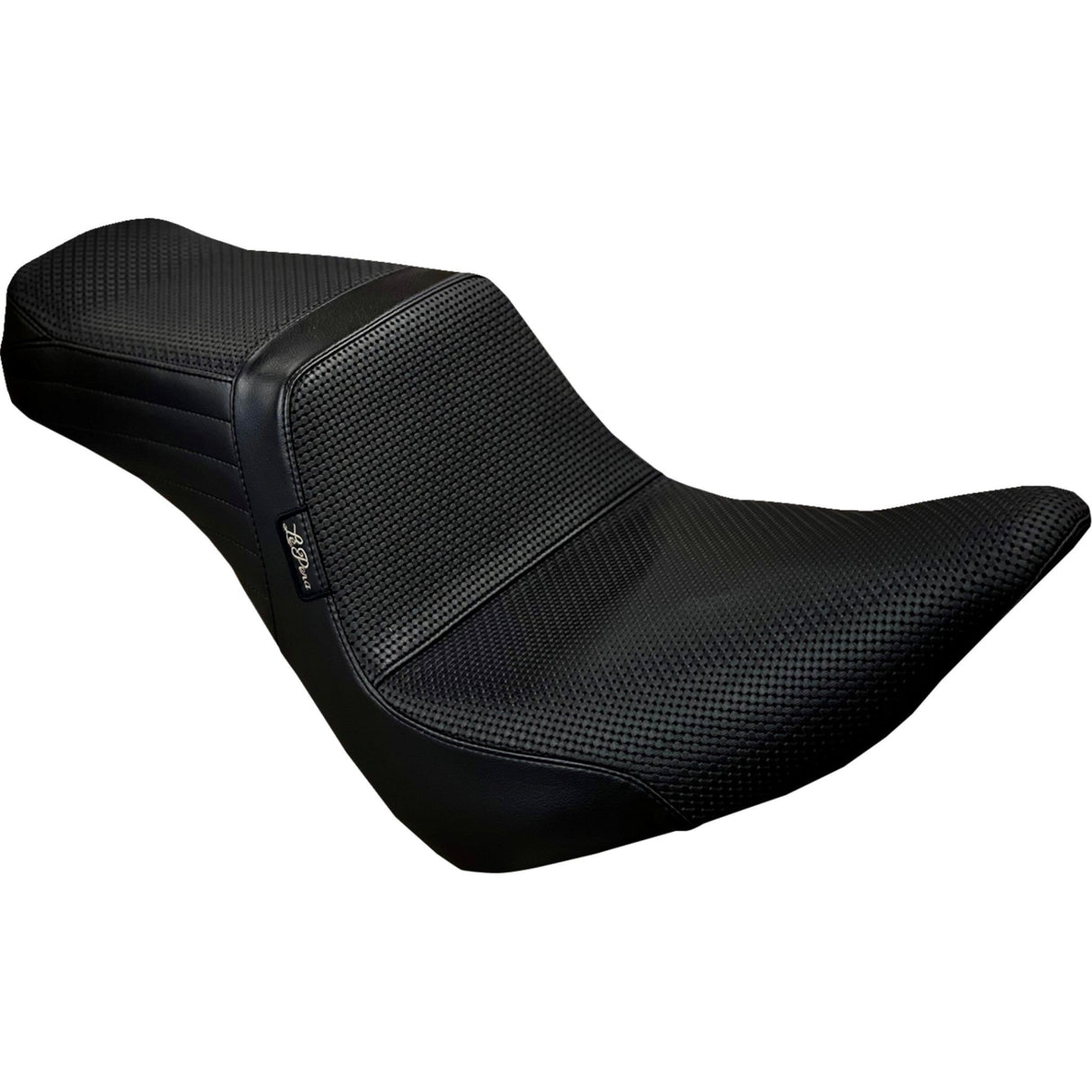LePera Tailwhip Seat Basketweave Black - LYR-580BW For Harley Softail 2018-2023