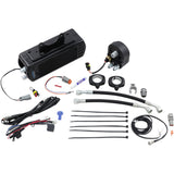 Ultracool 3.0 Side Mount Oil Cooler With Fan Kit Side Mount Oil Cooler Kit Gloss Black Touring - SMT-2G For Harley Touring 2009-2016